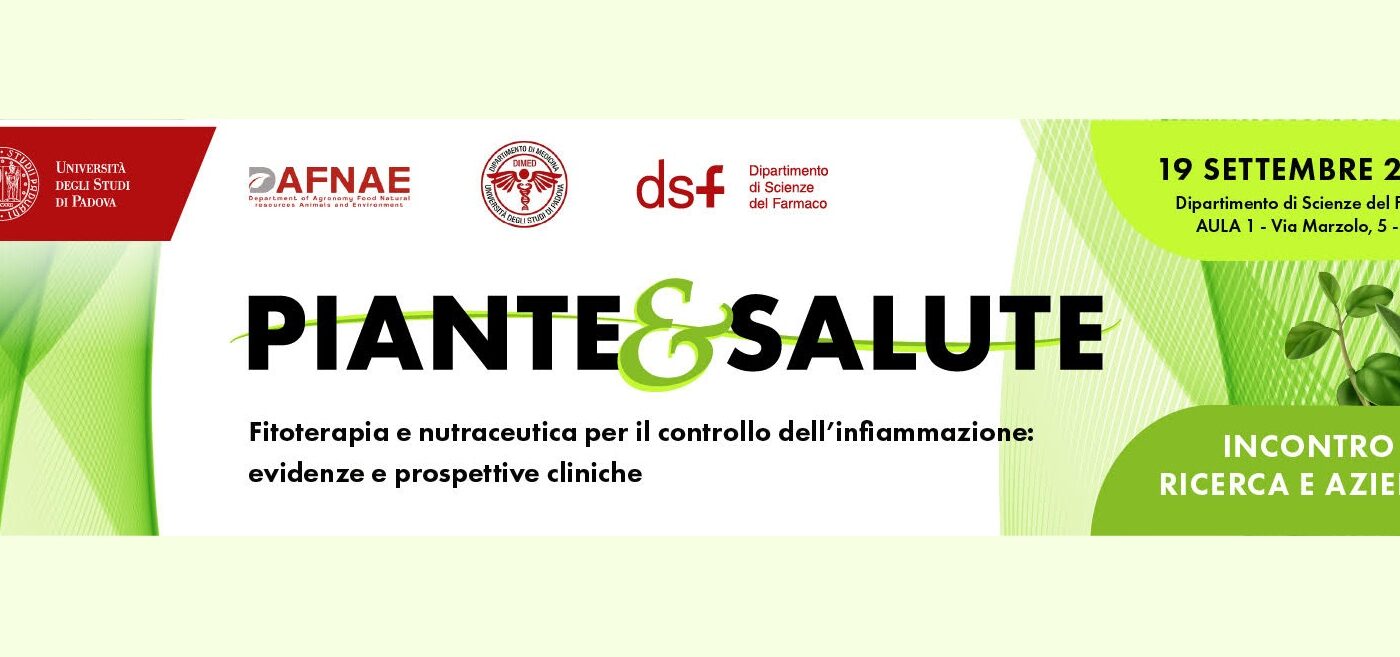 Evento interdipartimentale PIANTE & SALUTE 2.0 – venerdì 19 settembre 2025